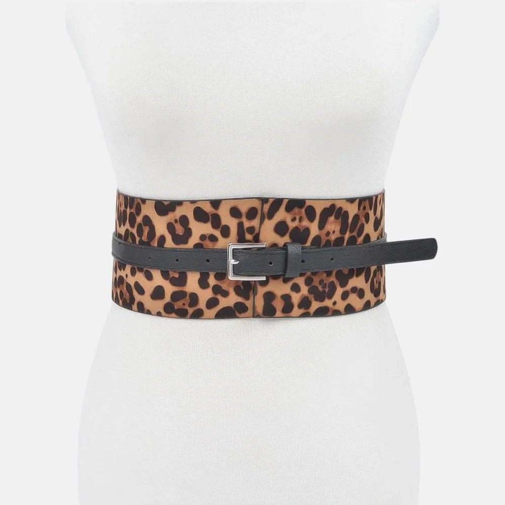 Wild Elegance Leopard Waist Belt